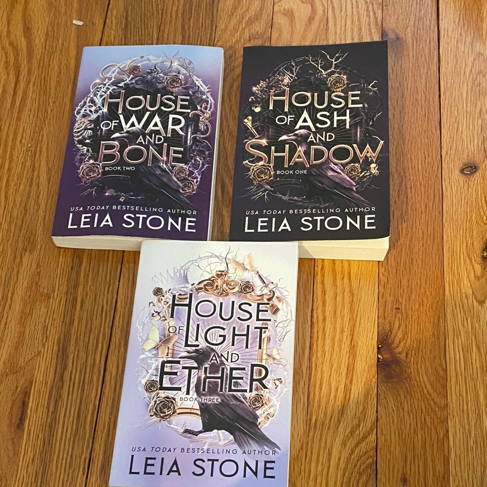 Leila Stone Paperback Fantasy Set - Purple, Black, Lavender